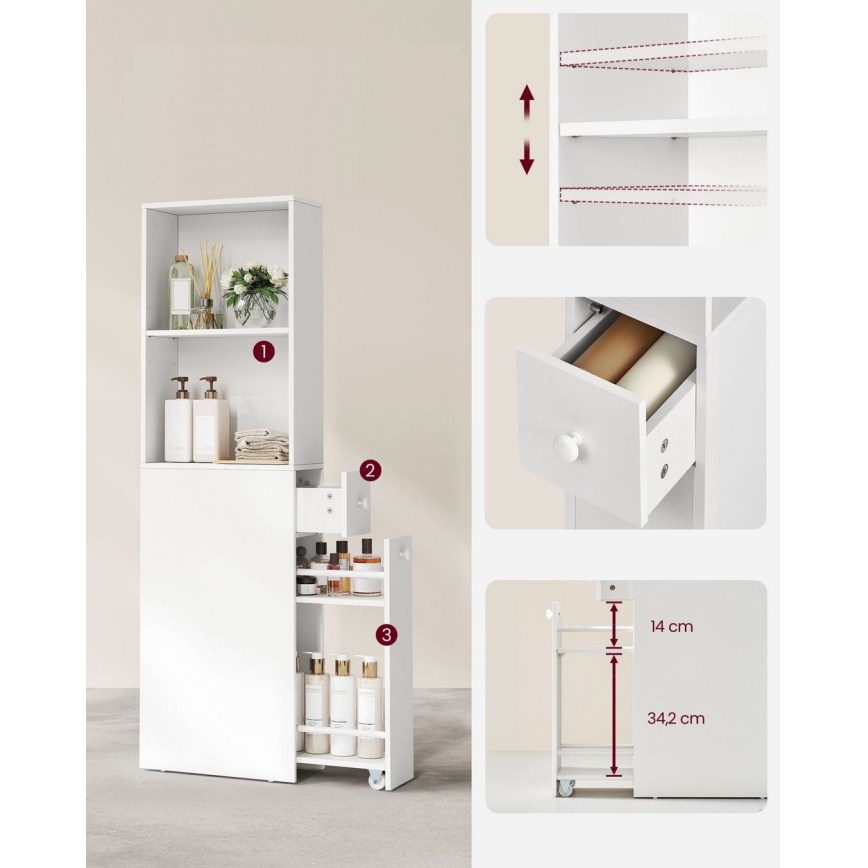 Шкафче NALA бяло