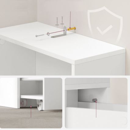 Шкафче NALA бяло