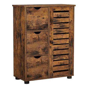 Шкафче RENE в кафяво