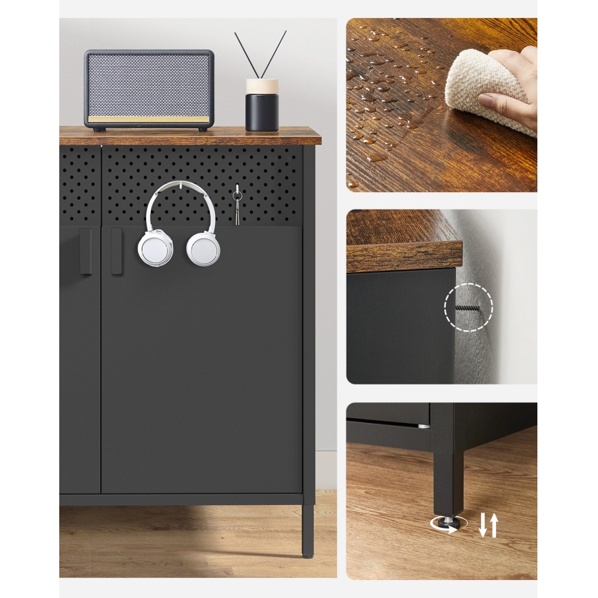 Скрин FIRA черно/кафяво