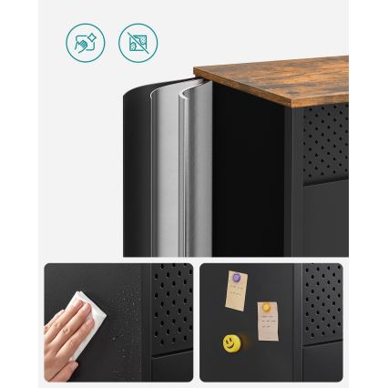 Скрин FIRA черно/кафяво