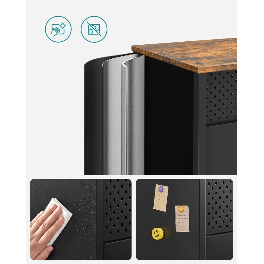 Скрин FIRA черно/кафяво