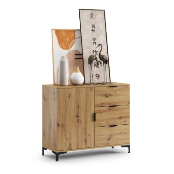 Скрин с чекмеджета LORA дъб artisan