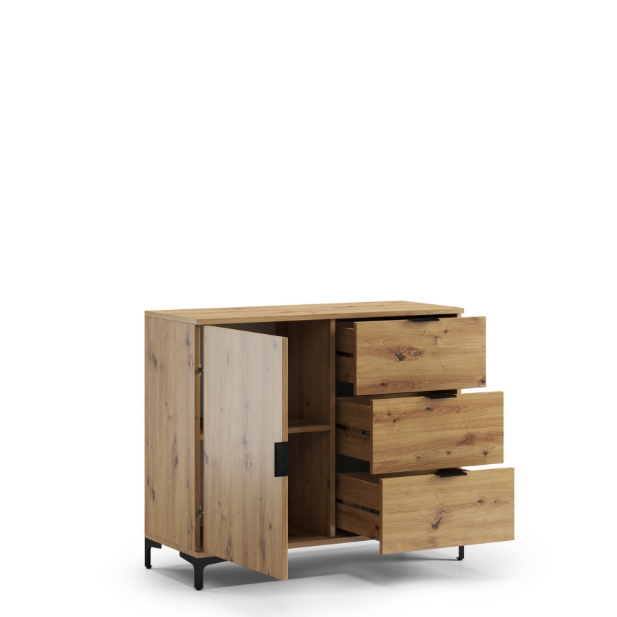 Скрин с чекмеджета LORA дъб artisan