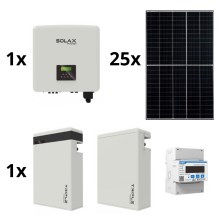 Соларен к-кт: SOLAX Power - 10kWp RISEN + 10kW SOLAX конвертор 3f + 11,6 kWh батерия
