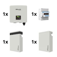 Соларен к-кт: SOLAX конвертор 3f + 11,6 kWh TRIPLE Power батерия + електромер 3f