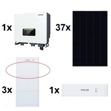 Соларен комплект SOFAR Solar - 14,8kWp panel RISEN Full Black +15kW SOLAX конвертор 3p + 15kWh батерия SOFAR с блок за управление на батерията