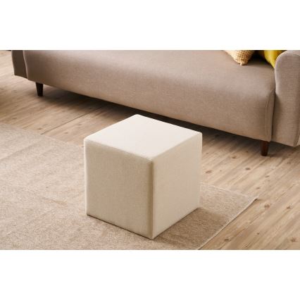 Табуретка CUBI 40x40 см кремава