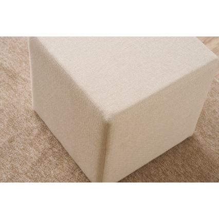 Табуретка CUBI 40x40 см кремава