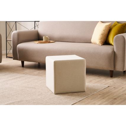 Табуретка CUBI 40x40 см кремава