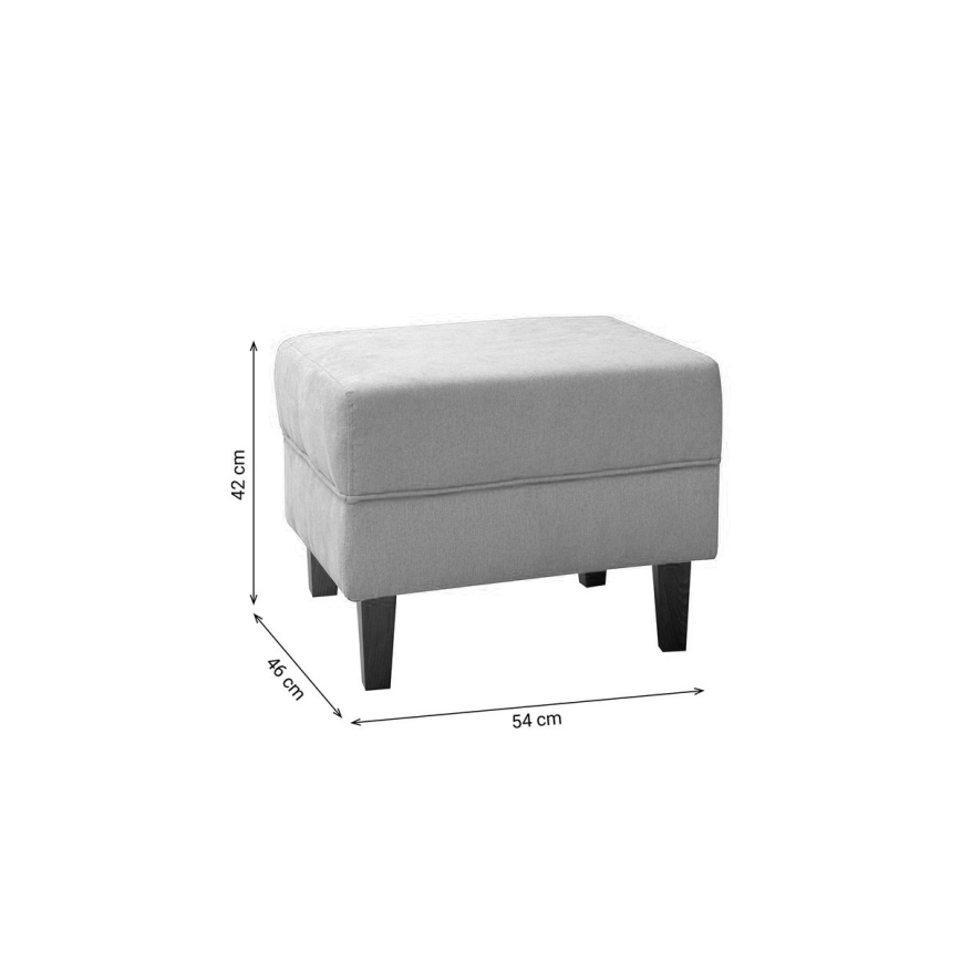 Табуретка GALA 42x54 см червен