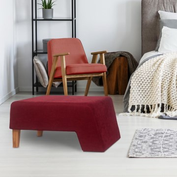 Табуретка KATE 40x84 см червен