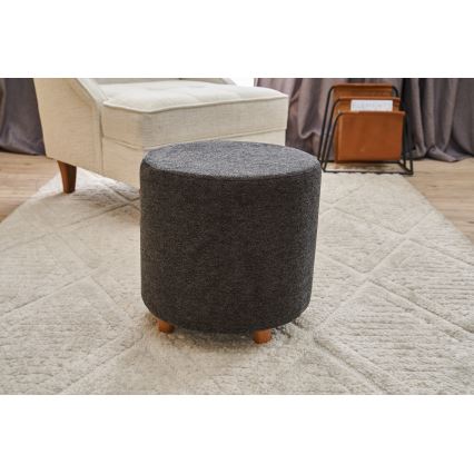 Табуретка KIMA, диаметър 40 см, антрацит