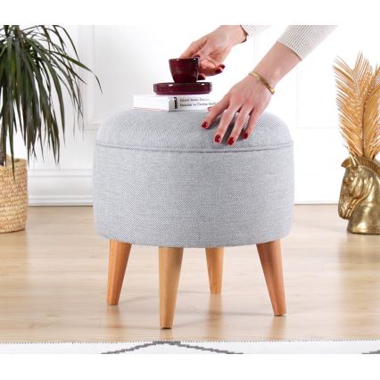 Табуретка PIXI, Ø 40 см, сива