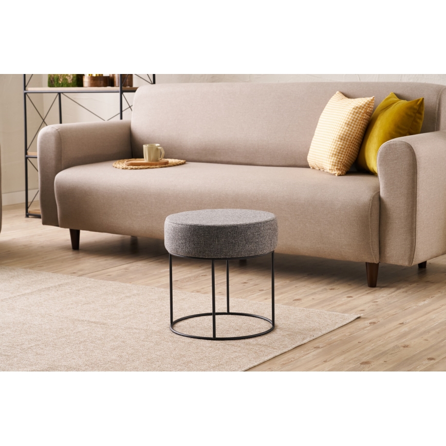 Табуретка RELO Ø 40 см антрацит