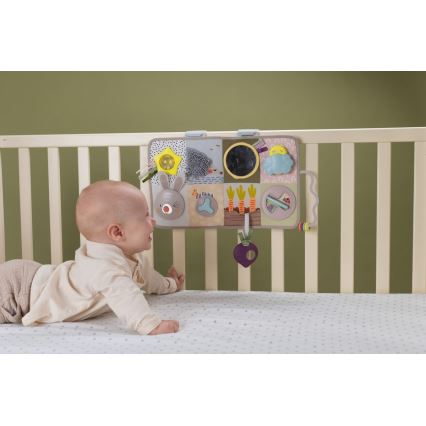 Taf Toys - Център за игра за детско креватче с мелодия Градина 3xAAA