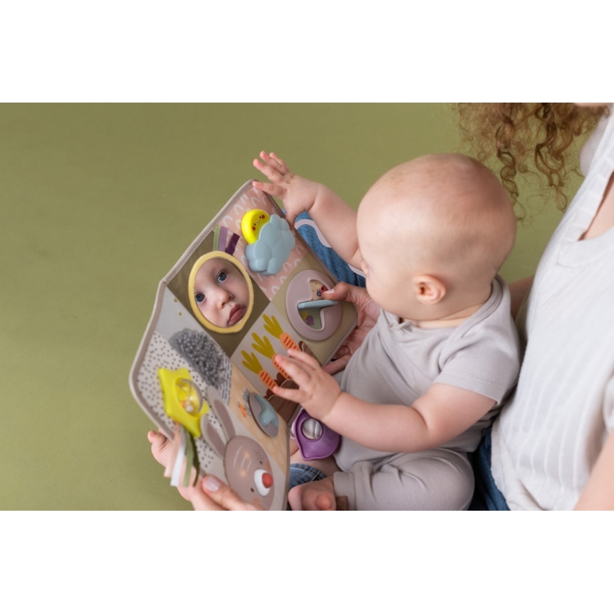 Taf Toys - Център за игра за детско креватче с мелодия Градина 3xAAA