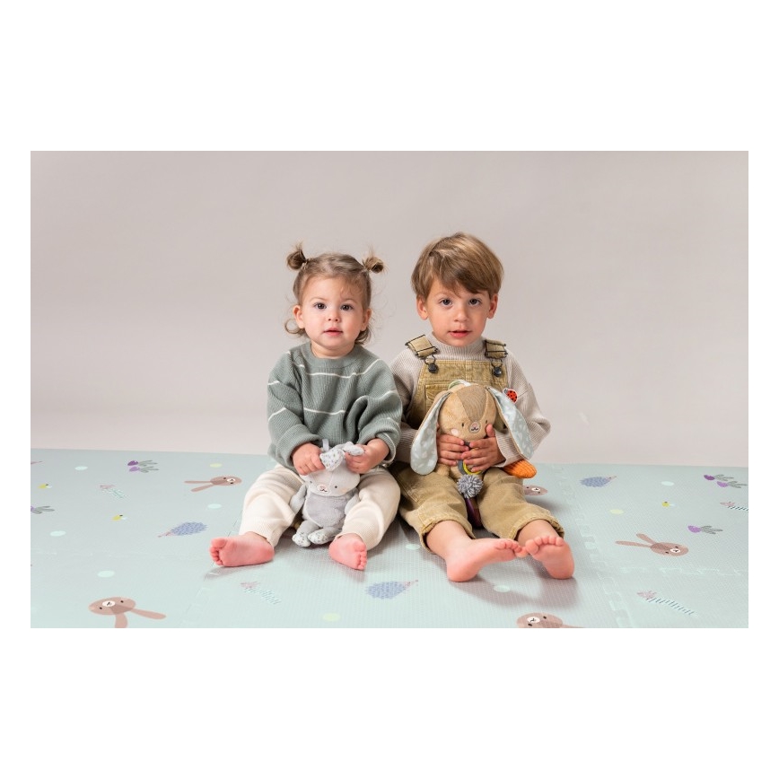Taf Toys - Детска игрална подложка XL пъзел Градина