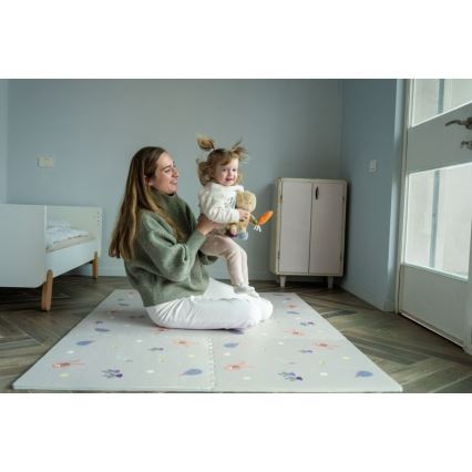Taf Toys - Детска игрална подложка XL пъзел Градина