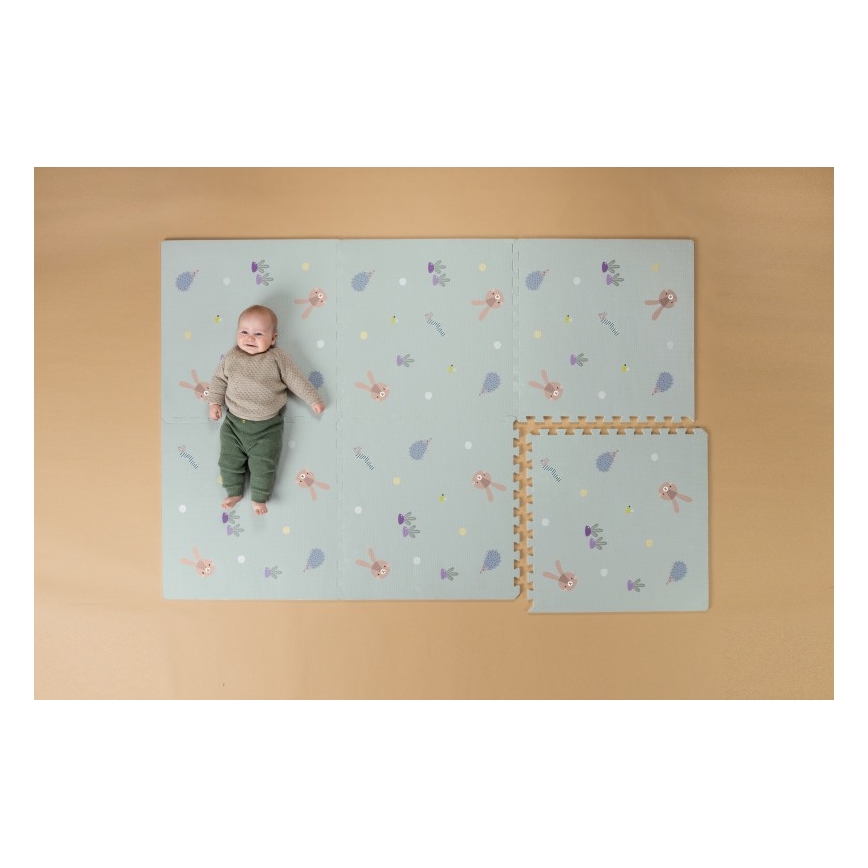 Taf Toys - Детска игрална подложка XL пъзел Градина