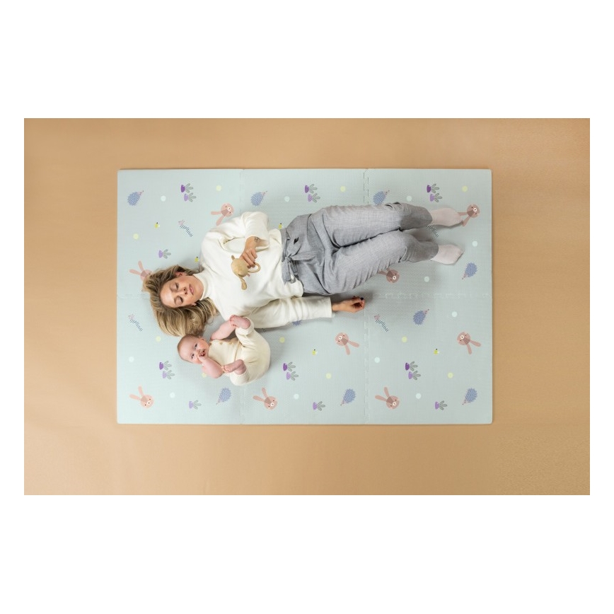 Taf Toys - Детска игрална подложка XL пъзел Градина