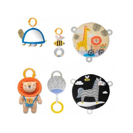 Taf Toys - Детска постелка за игра с трапец савана 2xAAA