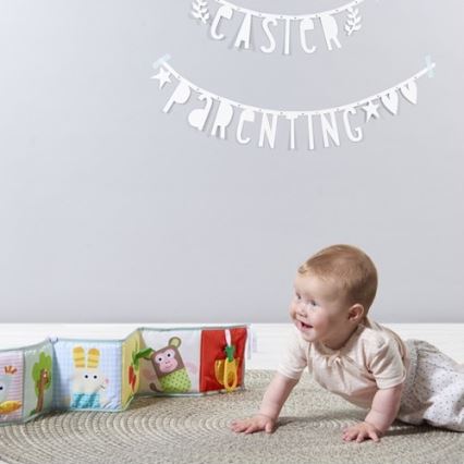 Taf Toys - Детска текстилна книга 3в1 животинки
