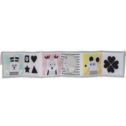 Taf Toys - Детска текстилна книга 3в1 животинки