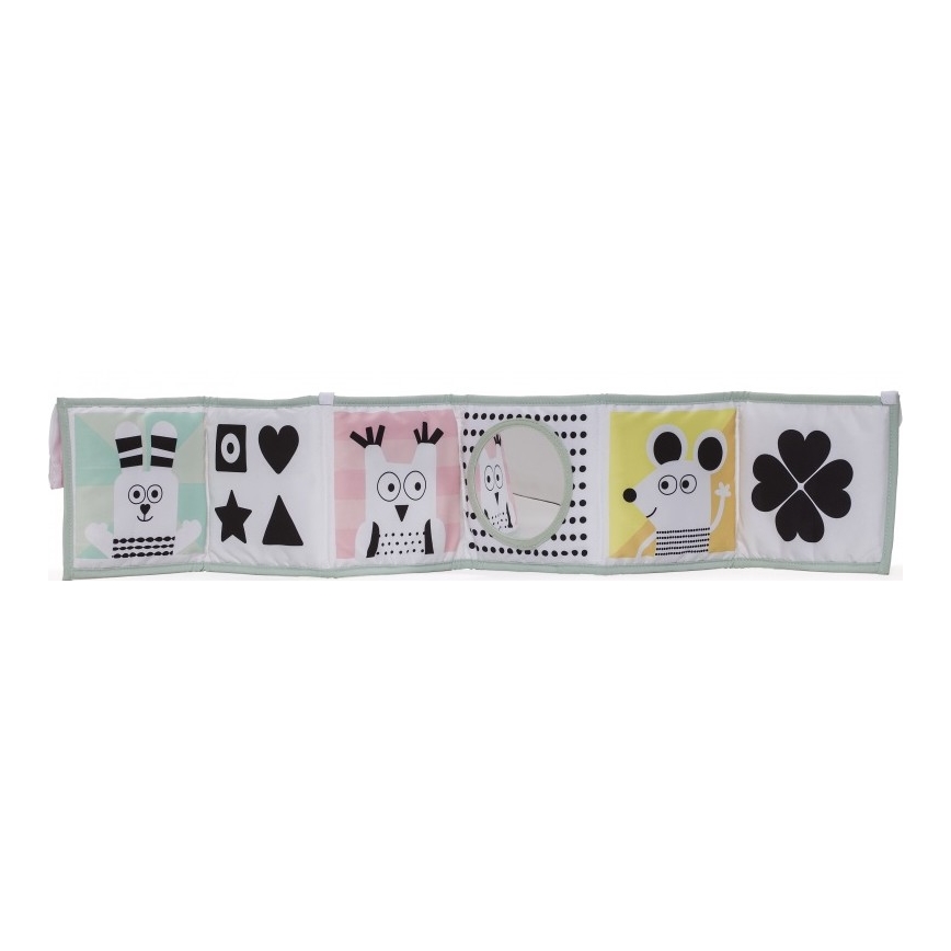 Taf Toys - Детска текстилна книга 3в1 животинки