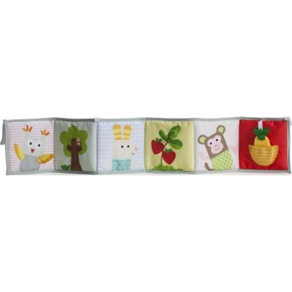Taf Toys - Детска текстилна книга 3в1 животинки