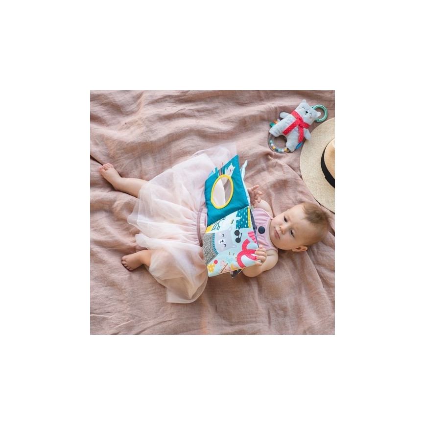 Taf Toys - Детска текстилна книга мече