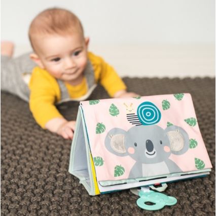 Taf Toys - Детска текстилна книга с огледало коала