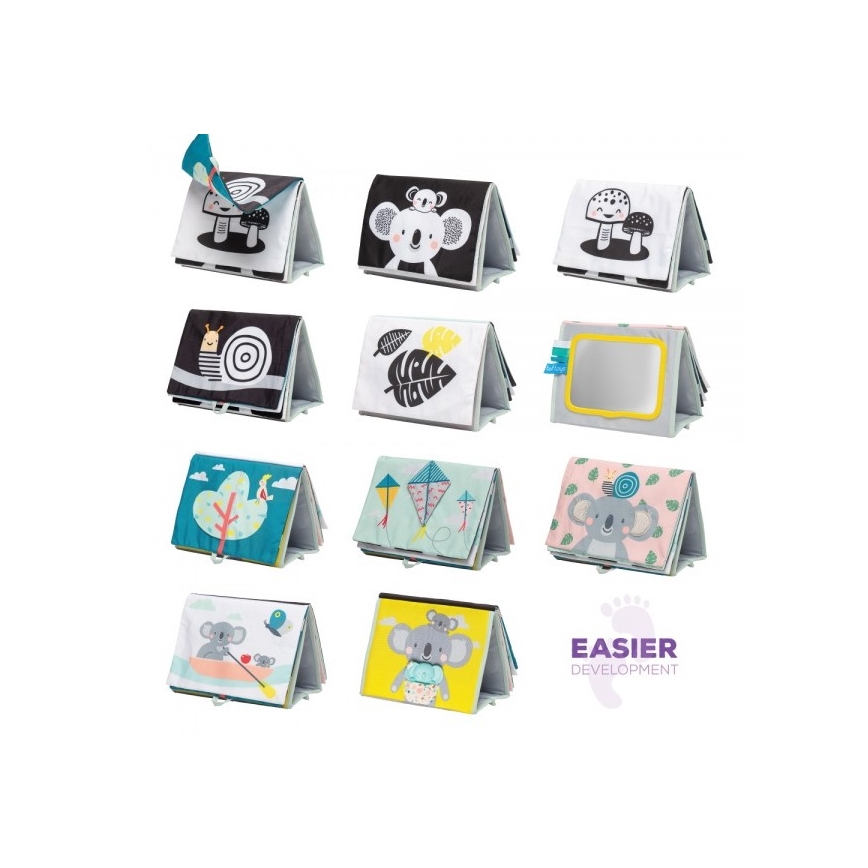Taf Toys - Детска текстилна книга с огледало коала