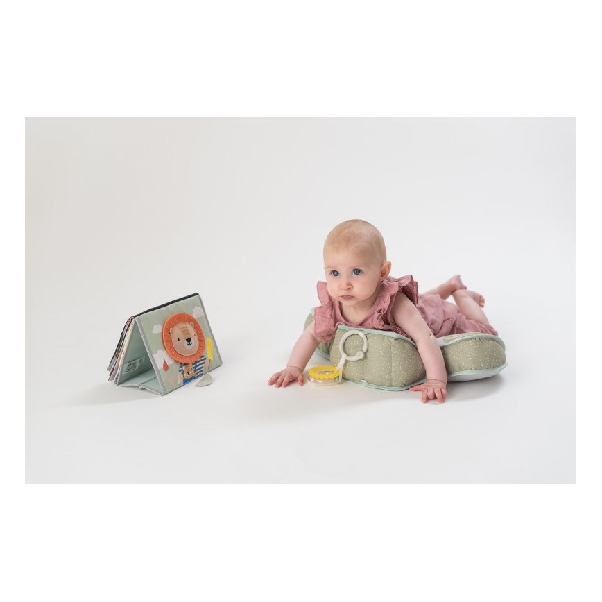 Taf Toys - Детска възглавница за игра по корем TUMMY-TIME савана