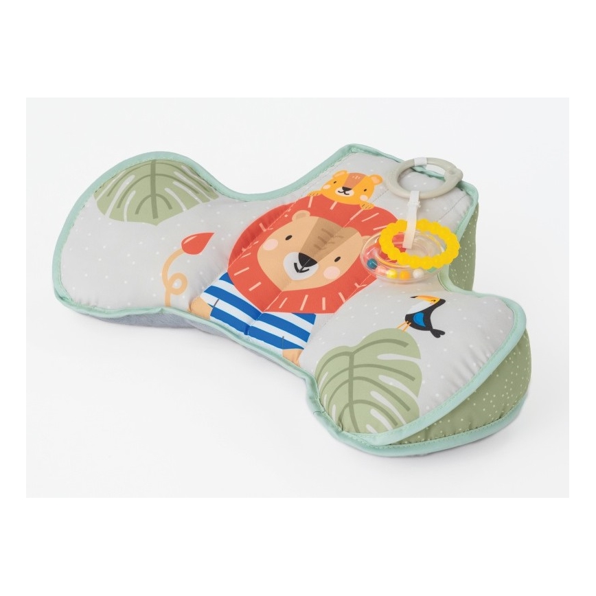 Taf Toys - Детска възглавница за игра по корем TUMMY-TIME савана