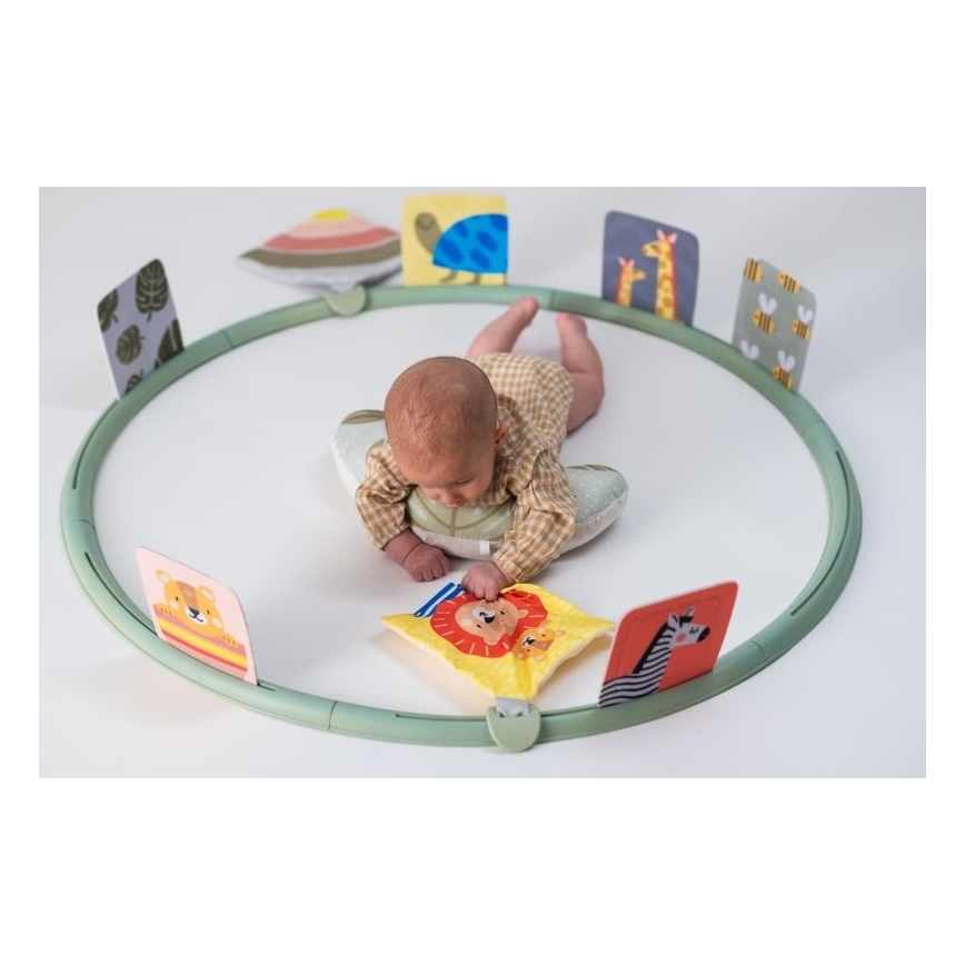 Taf Toys - Тренажор за игра по корем Ø 90 см савана