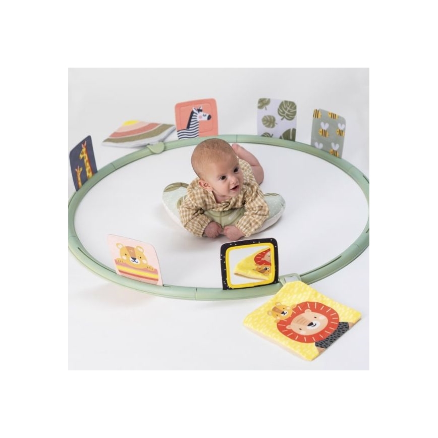 Taf Toys - Тренажор за игра по корем Ø 90 см савана