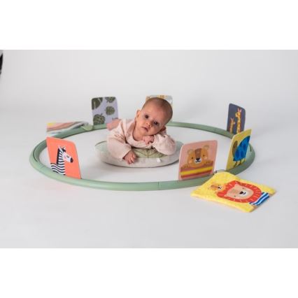 Taf Toys - Тренажор за игра по корем Ø 90 см савана