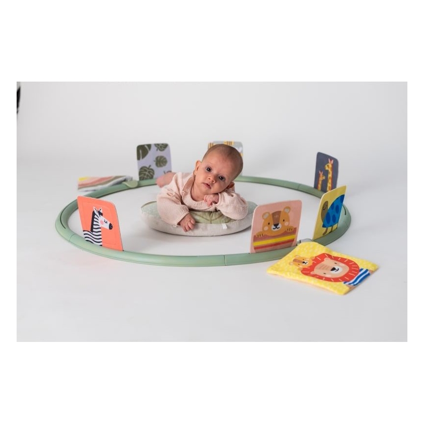 Taf Toys - Тренажор за игра по корем Ø 90 см савана