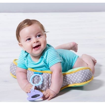Taf Toys - Възглавница за лежане по корем TUMMY-TIME зелена