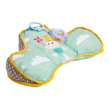 Taf Toys - Възглавница за лежане по корем TUMMY-TIME зелена