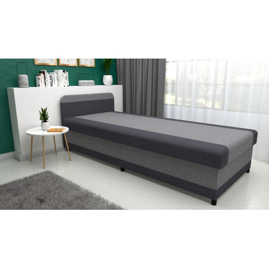 Тапицирано легло с ракла TALI 80x202 сиво/антрацит