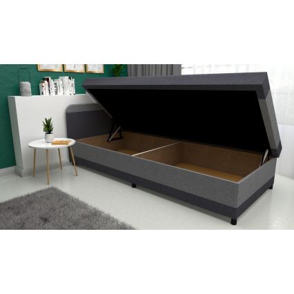 Тапицирано легло с ракла TALI 80x202 сиво/антрацит