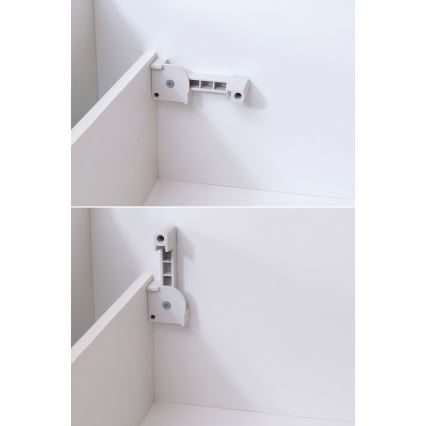 Тапицирано легло MARIA ONE 90x200 cm с матрак и вградено място за съхранение, сиво