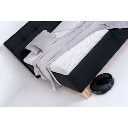 Тапицирано легло MARIA с матрак и място за съхранение 180x200 см антрацит