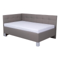Тапицирано легло с място за съхранение без матрак MARIA PETITE 120x200 см таупе