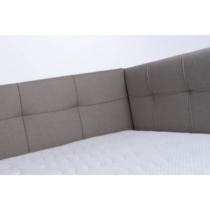 Тапицирано легло с място за съхранение без матрак MARIA PETITE 120x200 см таупе