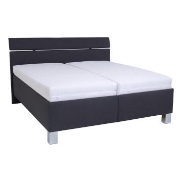 Тапицирано легло с ракла без матрак ALIS 160x200 см антрацит