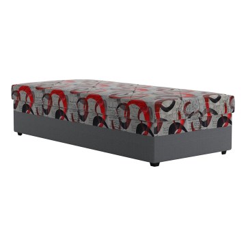 Тапицирано легло с ракла ESTEL 90x200 см сиво