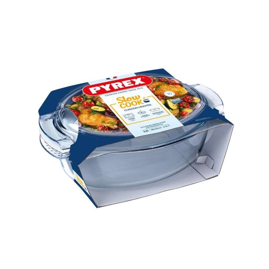 Тава за печене с капак PYREX 5,8 л